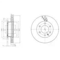 Диск гальмівний Delphi BG4032