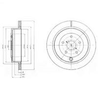 Диск гальмівний Delphi BG4267