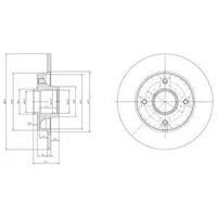 Диск гальмівний Delphi BG9022RSC