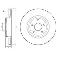 Диск гальмівний Delphi BG9121C