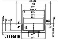 Диск гальмівний Nipparts J3310510