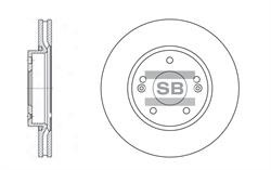 Диск гальмівний Sangsin SD1036