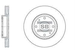 Диск гальмівний Sangsin SD1046