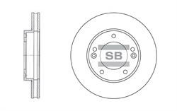 Диск гальмівний Sangsin SD2026