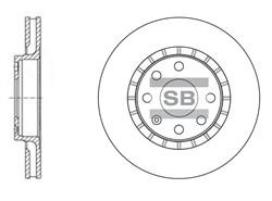 Диск гальмівний Sangsin SD3003