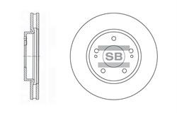 Диск гальмівний Sangsin SD4308