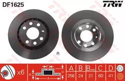 Диски гальмівні TRW DF1625
