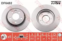 Диски гальмівні TRW DF6482