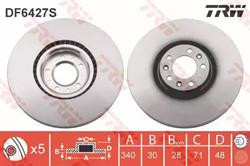 Диски гальмівні TRW DF6427S