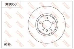 Диски гальмівні TRW DF8050