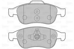 Колодки гальмівні диск. перед. Megane III/Duster/Dokker 09- VALEO 301059