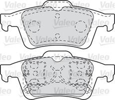 Колодки гальмівні диск. перед. Focus/C-Max/Kuga 03- VALEO 598649