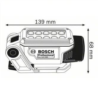 Ліхтар акумуляторний Bosch Professional GLI 12V-LI без АКБ та ЗП