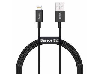 Кабель для заряджання телефонів/планшетів Baseus Кабель Baseus Superior Series USB to iP 2.4A 1m Black CALYSA01