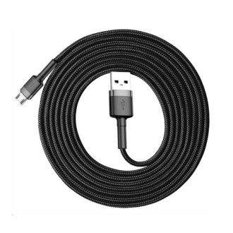 Кабель Baseus Cafule Cable USB For Micro 1.5A 2m Gray+Black