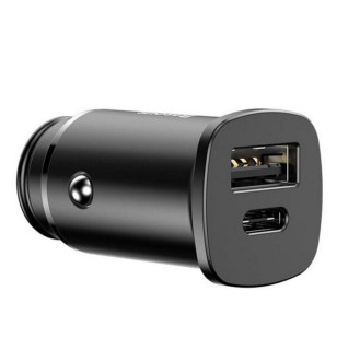 Зарядний пристрій від прикурювача 1USB + 1 USB Type-C PPS