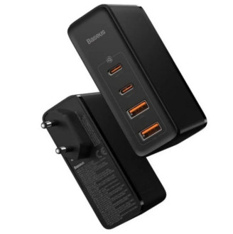 Мережевий зарядний пристрій Baseus GaN2 Pro Quick Charger 2C+2U 100W EU Black