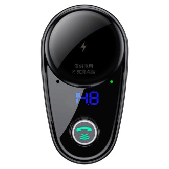 АЗП з FM-модулятор Baseus S-06 Car Bluetooth MP3 Player Black