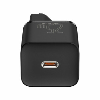 Мережевий зарядний пристрій Baseus Super Si Quick Charger 1C 25W EU Black