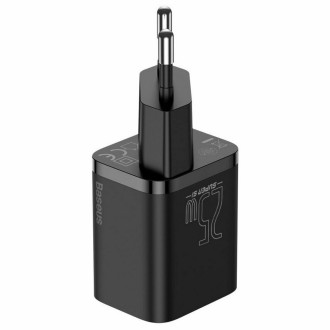 Мережевий зарядний пристрій Baseus Super Si Quick Charger 1C 25W EU Black