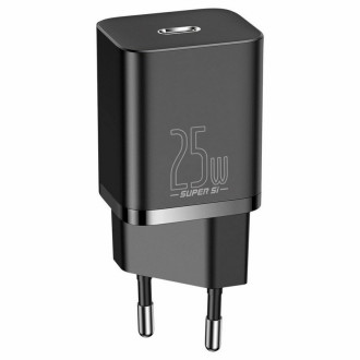 Мережевий зарядний пристрій Baseus Super Si Quick Charger 1C 25W EU Black