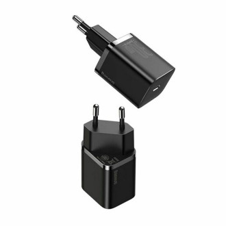 Мережевий зарядний пристрій Baseus Super Si quick charger IC 30W EU Black