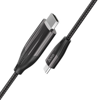 Кабель HOCO UA16 Type-C to HDTV HD on-screen cable Metal Gray