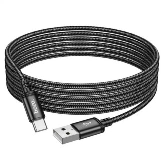 Кабель HOCO X91 Radiance charging data cable for Type-C(L=3M) Black