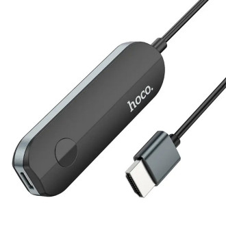 Кабель-перехiдник HOCO UA23 Flowing wireless display adapter(iP version) Black