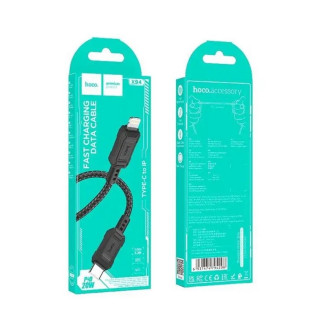 Кабель для заряджання Hoco Кабель HOCO X94 Leader PD charging data cable iP Black 6931474794208