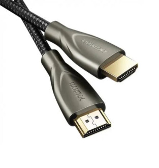 Кабель UGREEN HD131 HDMI Carbon Fiber Zinc Alloy Cable 1m (Gray) (UGR-50106)