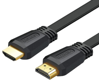 Кабелі аудіо, відео UGREEN Кабель UGREEN ED015 HDMI Flat Cable 1.5m (UGR-50819) UGR50819