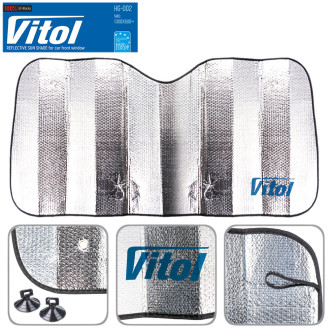 Шторка сонцезахисна дзеркальна Vitol (150x70см) L Vitol (HG002/(1500x700))