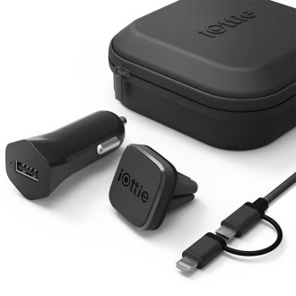 Тримач в автомобіль iOttie iTap Magnetic Mounting and Charging Travel Kit (HLTRIO110) iOttie