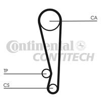 Комплект ремня ГРМ Contitech CT1024K1