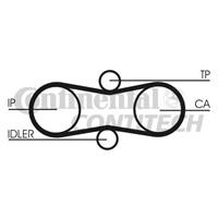 Комплект ремня ГРМ Contitech CT914K1
