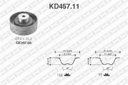 Комплект ремня ГРМ SNR KD45711