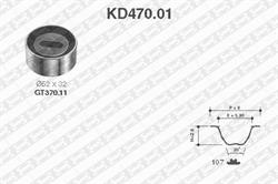 Комплект ремня ГРМ SNR KD47001