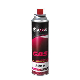 Газ всесезонний для пальників (балон 450ml/220г) <AXXIS>