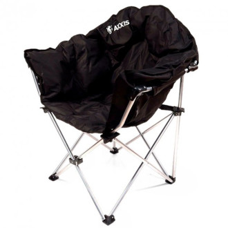Крісло "Luna" для пікніка та риболовлі чорне <AXXIS> AXXIS