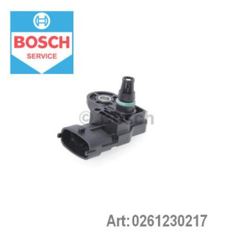 Датчик, тиск у впускному газопроводі  BOSCH 0261230217