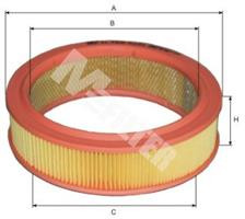 Фільтр повітряний ВАЗ 2101-2107, 2108-09 (карбюратор)  M-Filter A101