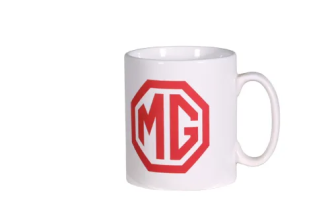 Кружка MG порцелянова білого кольору MG