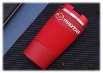 Термокружка ”Cupris” к-р червоний з логотипом «Mazda» Mazda
