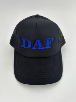 Кепка (бейс) з логотипом DAF літо чорна PS-TRUCK