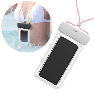 Водонепроникний чохол для моб.тел Baseus Let''s go Slip Cover Waterproof Bag White+Pink