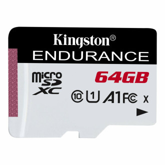 MicroSDXC (UHS-1 U1) Kingston Endurance 64Gb class 10 А1 (R95MB/s, W30MB/s) Kingston