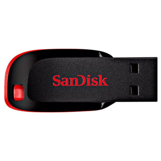 Flash SanDisk USB 2.0 Cruzer Blade 128Gb Black/Red SanDisk