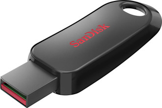 Flash SanDisk USB 2.0 Cruzer Snap 128Gb Black