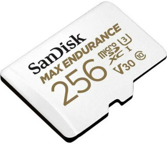 microSDXC (UHS-1 U3) SanDisk MAX Endurance 256Gb class 10 V30 (100Mb/s) (adapterSD)